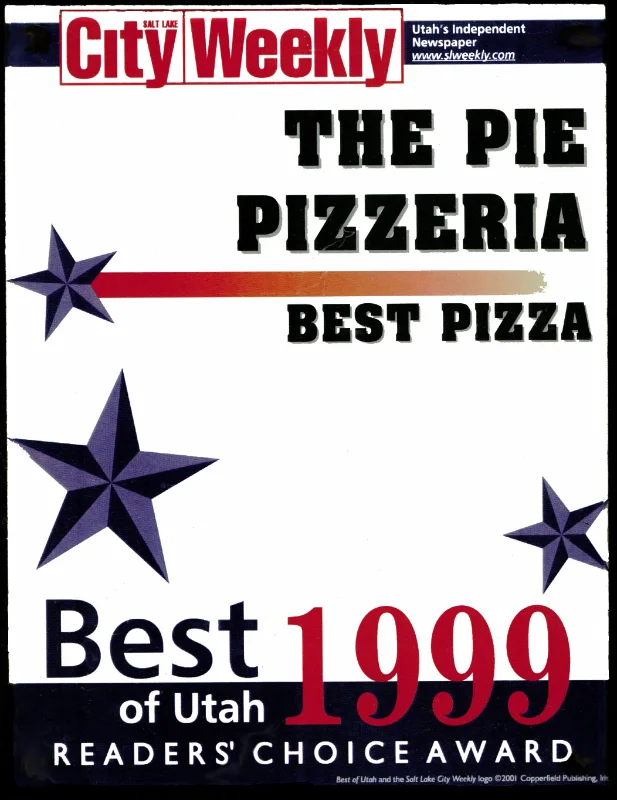City Weekly - Best Pizza &mdash; 1999